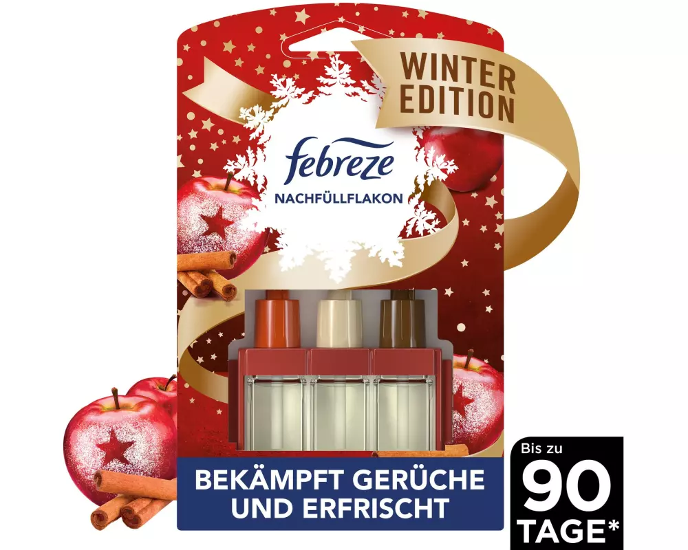 Febreze Duftstecker Nachfüller 3 Volution, Apfel-Zimt