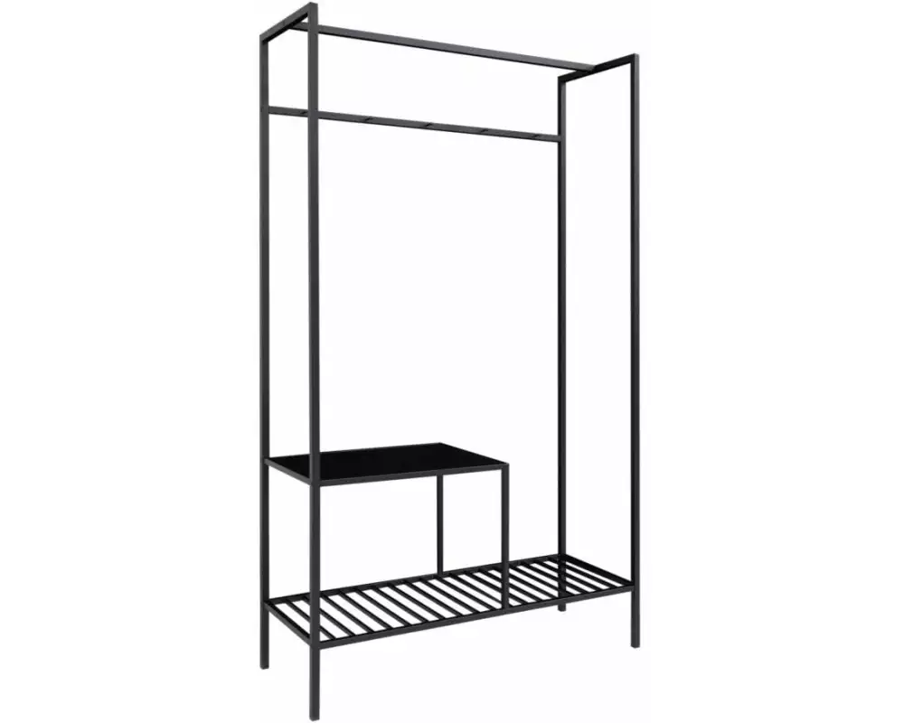 House Nordic Garderobe Vita 170 cm, Schwarz