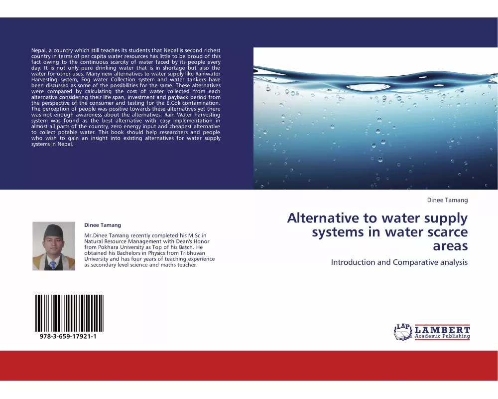 Alternative to water supply systems in water scarce areas