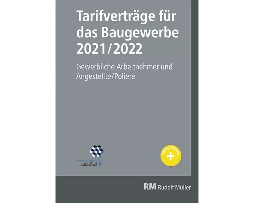Tarifverträge für das Baugewerbe 2021/2022
