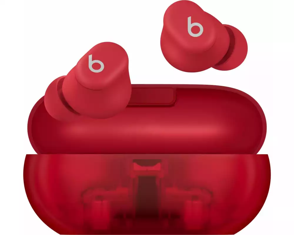 Apple Beats True Wireless In-Ear-Kopfhörer Solo Buds Transparent Red