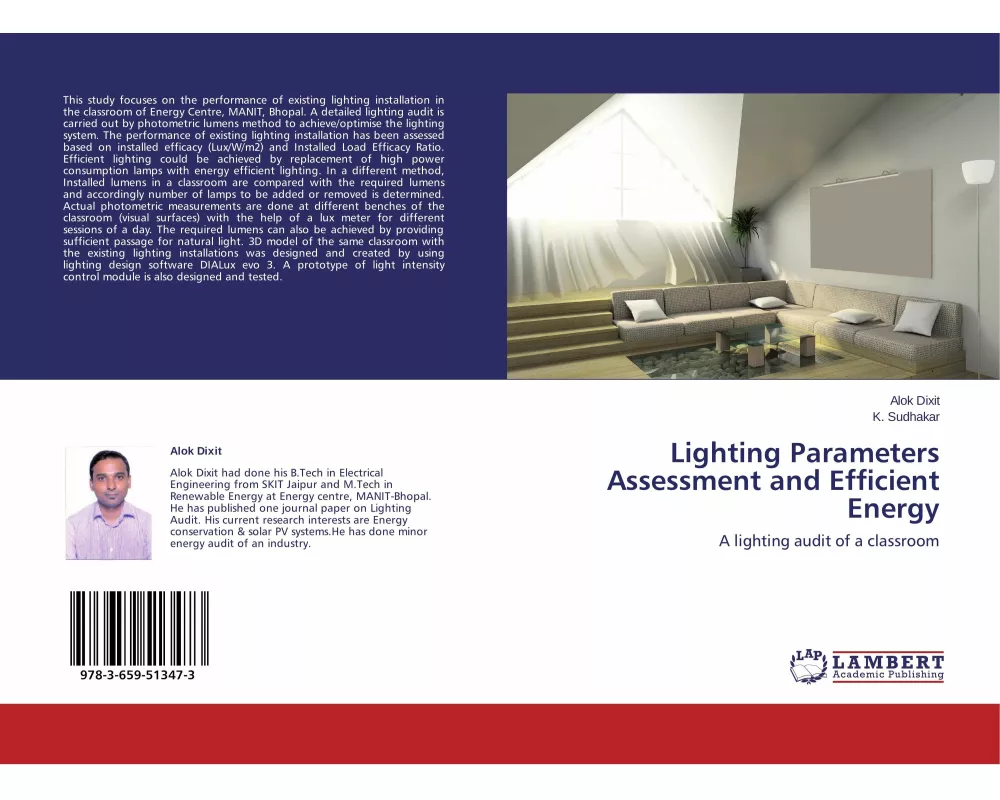Lighting Parameters Assessment and Efficient Energy