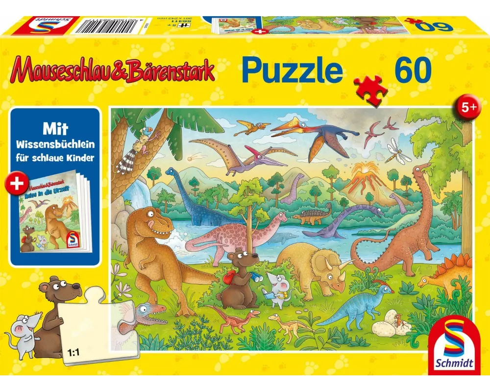 Reise in die Urzeit, 60 Teile, mit Add-on (Wissensbüchlein)