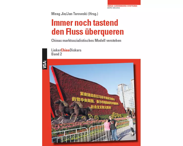 Immer noch tastend den Fluss überqueren