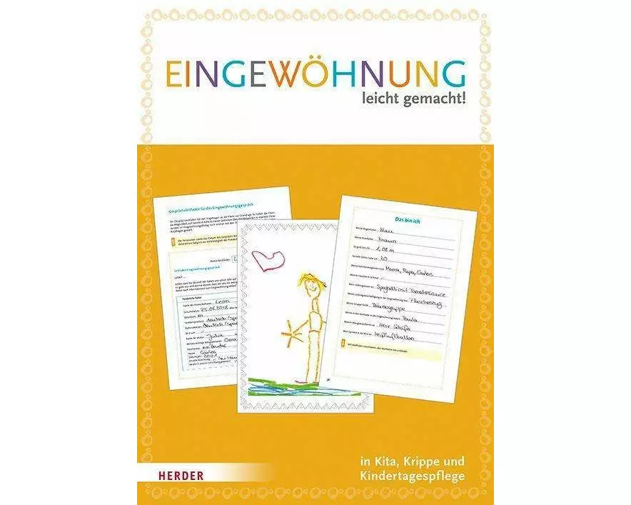 Eingewöhnung leicht gemacht: Leitfaden mit 5x "Mein Eingewöhnungsheft"