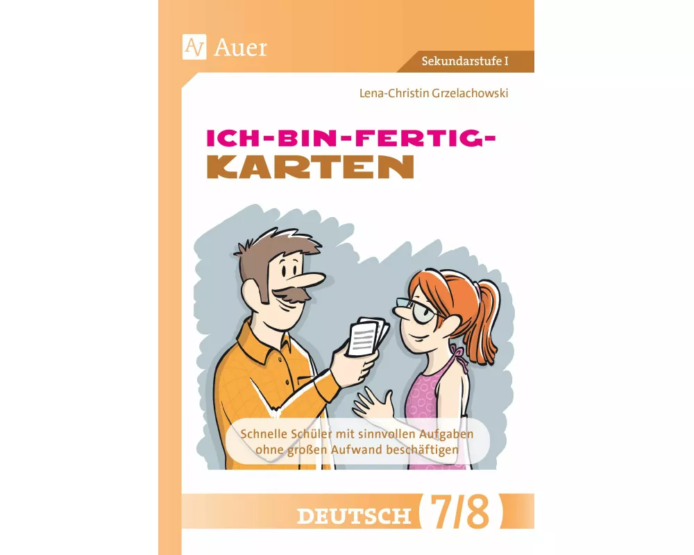 Ich-bin-fertig-Karten Deutsch Klassen 7-8