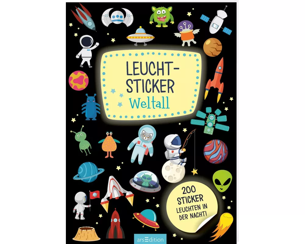Leucht-Sticker – Weltall
