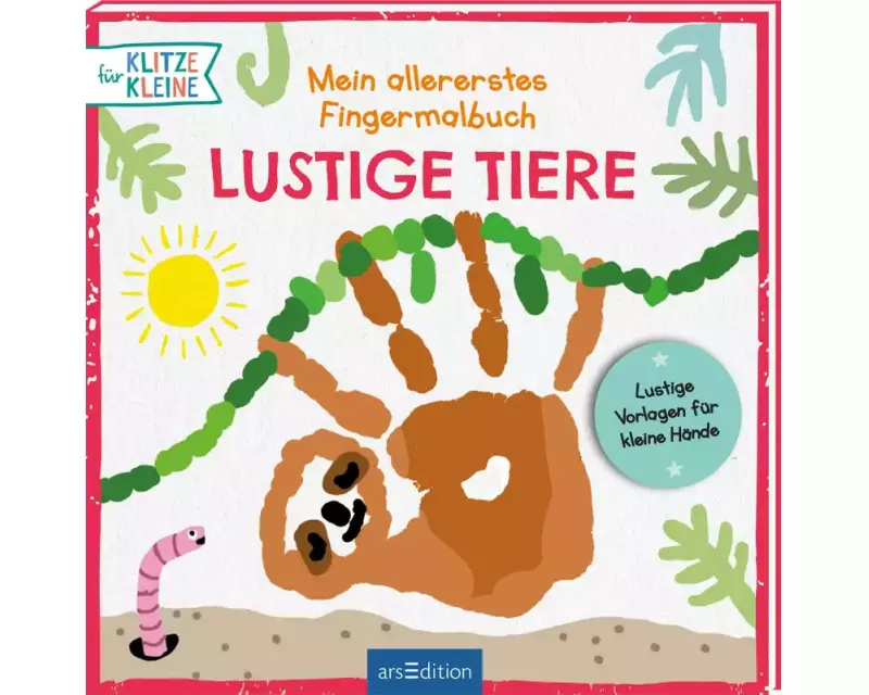 Mein allererstes Fingermalbuch – Lustige Tiere