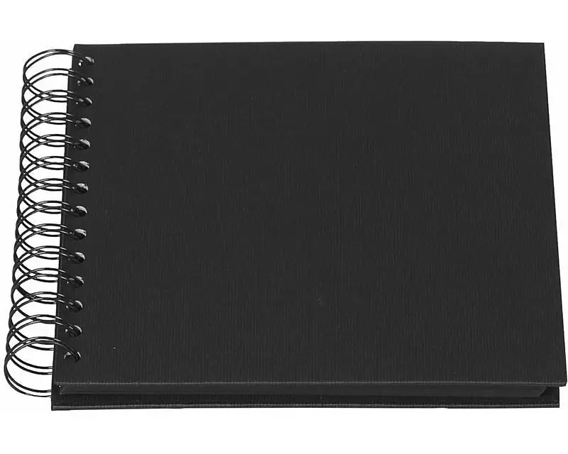 S.O.H.O. Schwarz - Wire-o Fotoalbum 60/180 x 180 mm, schwarz