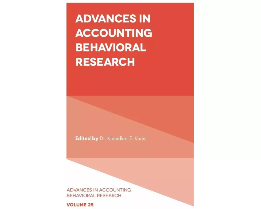 Advances in Accounting Behavioral Research