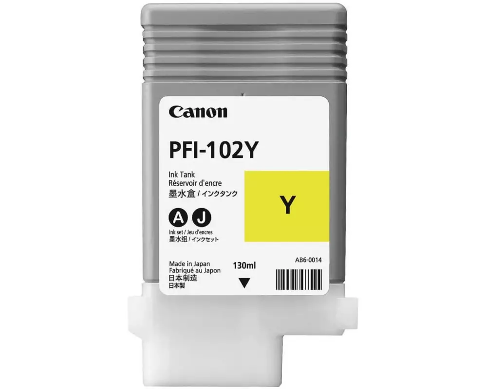 Canon Tinte PFI-102Y / 0898B001 Yellow