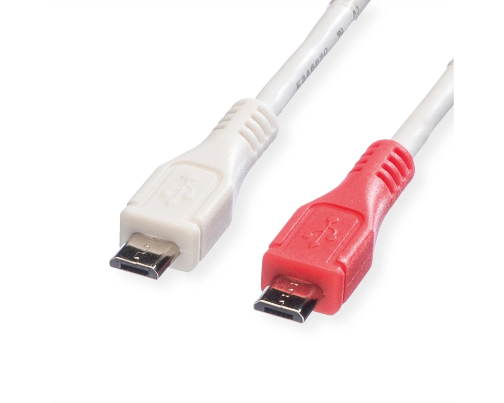 VALUE USB 2.0 Ladekabel, Micro B - Micro B, ST/ST, 0,3m
