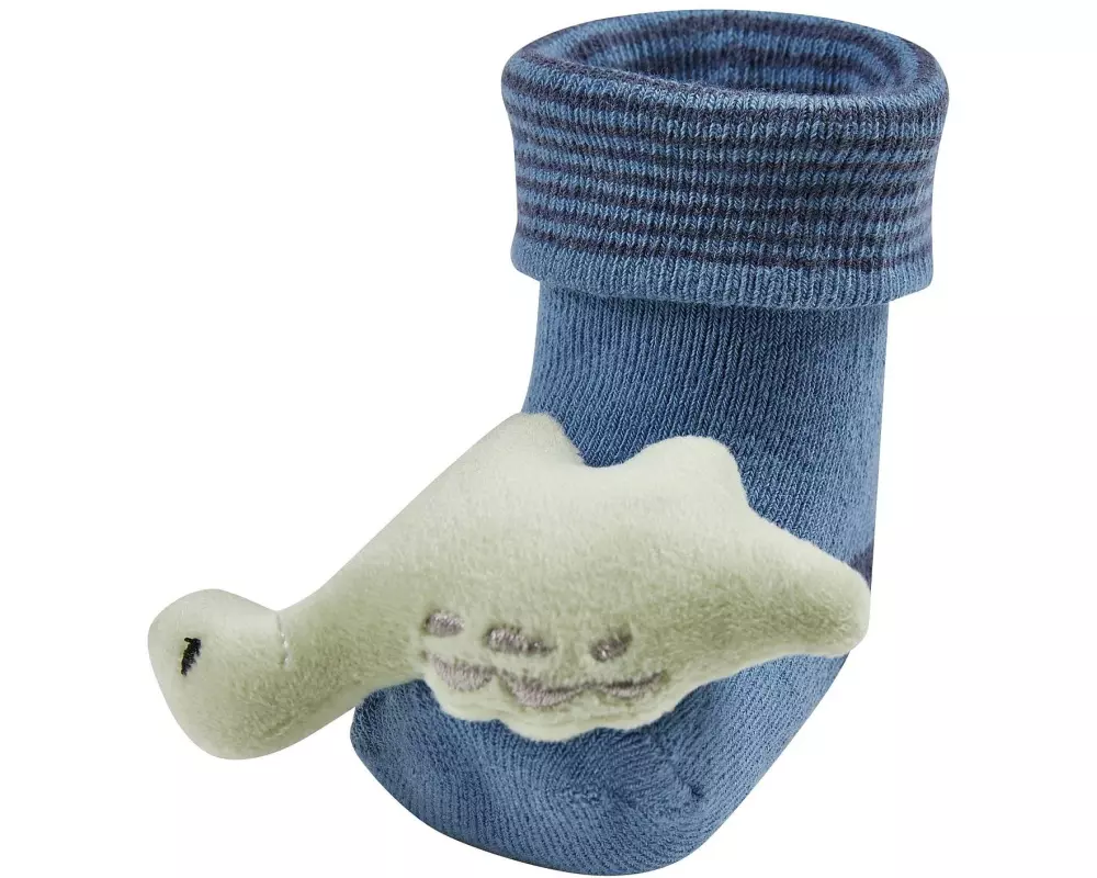 Sterntaler Rasselsocken Dino Mittelblau Gr. 15/16