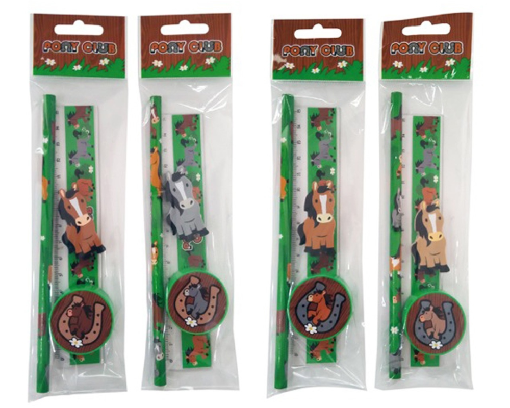 ROOST Schreibset 4 ass. PURE-001 Pony