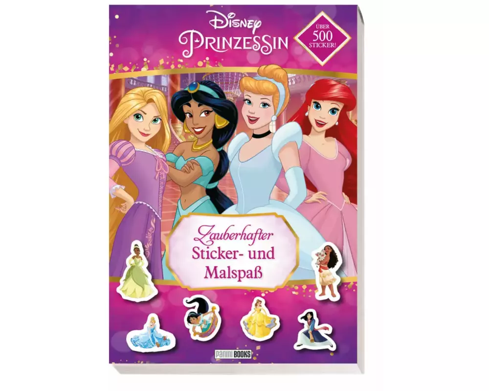Disney Prinzessin: Zauberhafter Sticker- und Malspaß