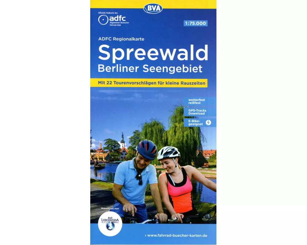 BVA ADFC Regionalkarte Spreewald Berliner Seengebiet 1:75.000