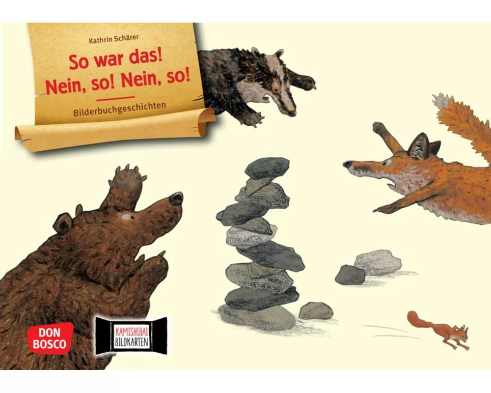 So war das! Nein, so! Nein so! Kamishibai Bildkartenset