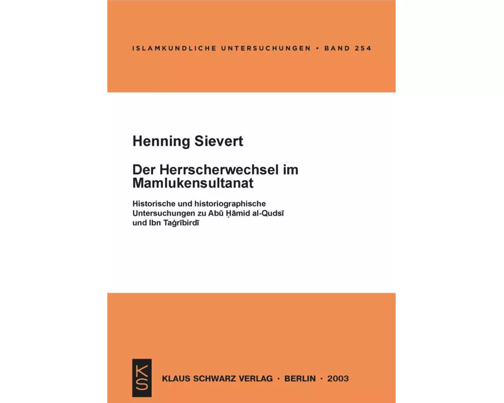 Der Herrscherwechsel im Mamlukensultanat