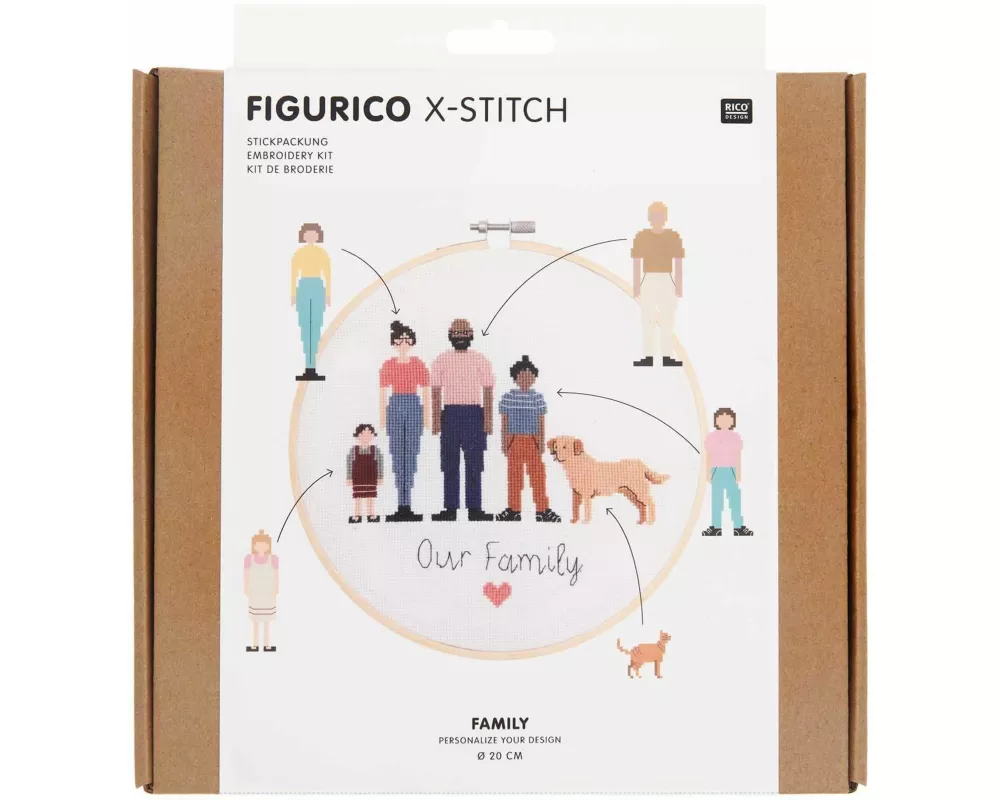 Stickpackung Figurico Family