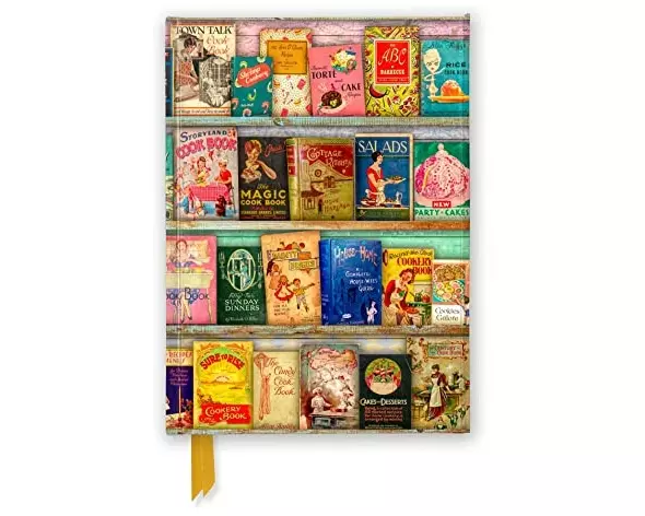 Aimee Stewart: Vintage Cook Book Library (Foiled Journal)