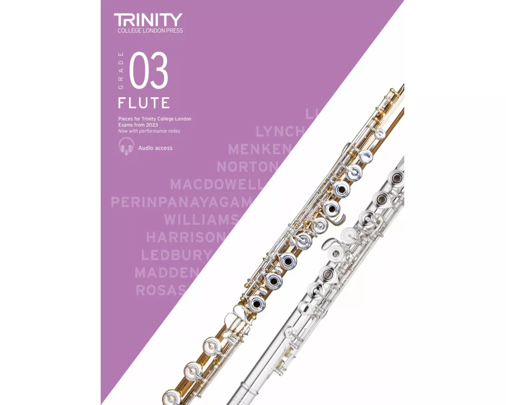 Trinity College London Flute Exam Pieces from 2023: Grade 3