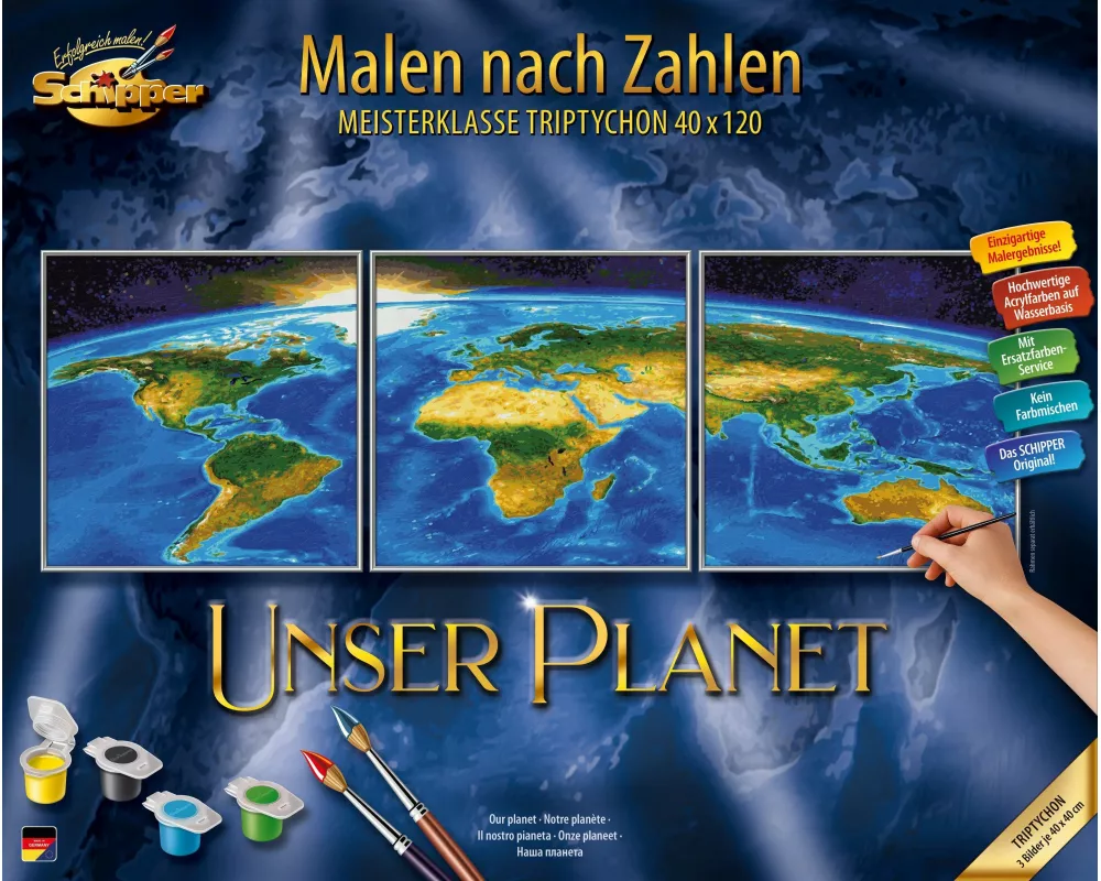 Schipper Malen nach Zahlen - Unser Planet (Tript.)