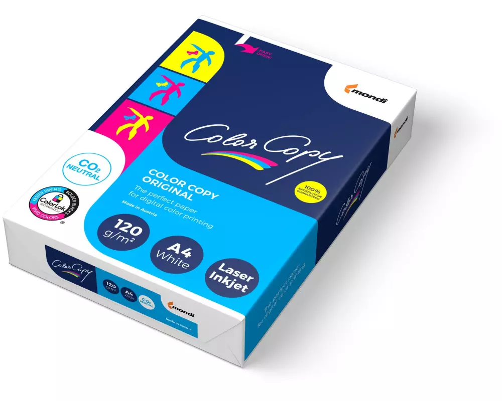 Colorcopy Kopierpapier ColorCopy A4, Hochweiss, 120 g/m², 250 Blatt