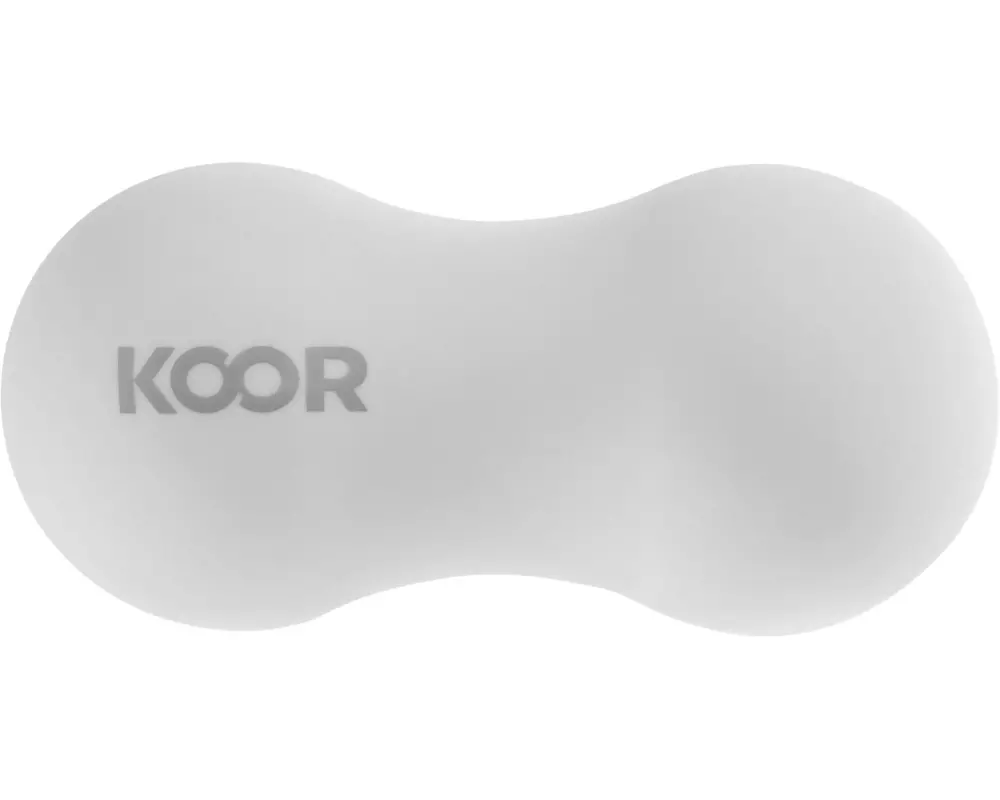 KOOR Faszientraining Doppelball Weiss