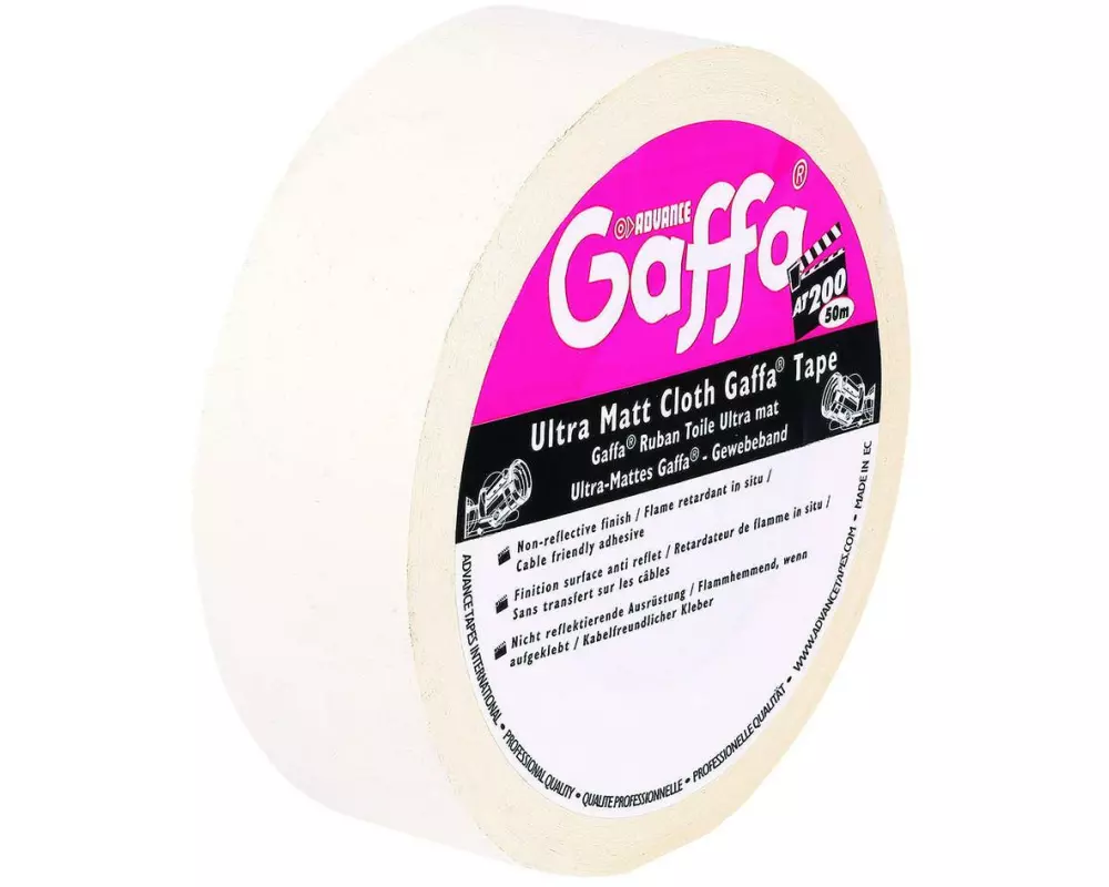 Advance Gaffa Tape AT200 50 mm x 50 m, Weiss