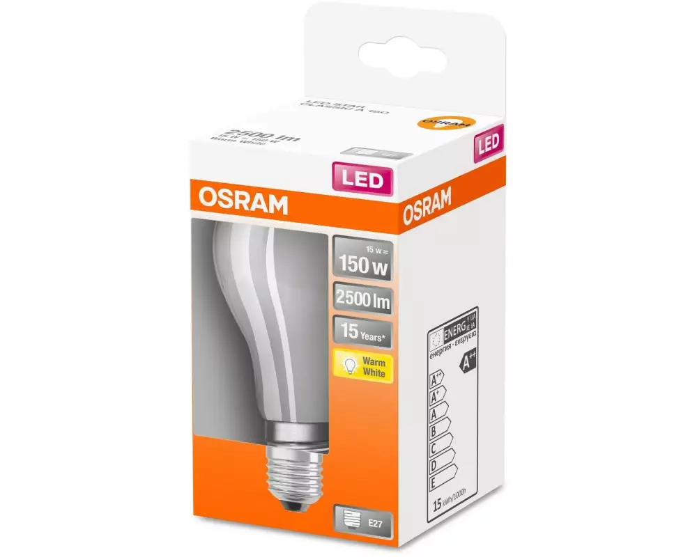 OSRAM Lampe Star Retrofit, 16W, E27, Warmweiss (WW)