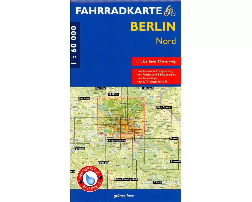 Fahrradkarte Berlin Nord