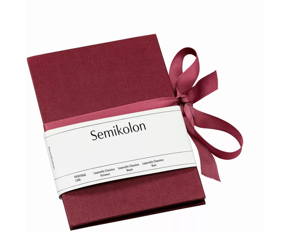 Leporello Classico burgundy