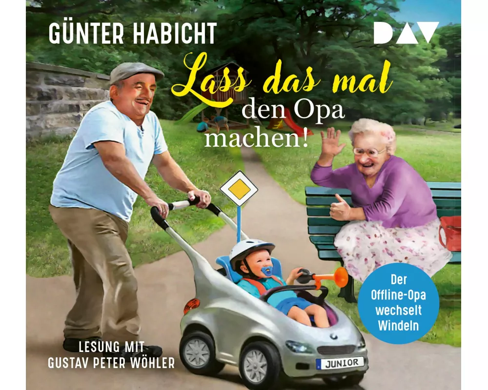 Lass das mal den Opa machen! Der Offline-Opa wechselt Windeln