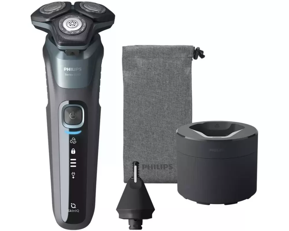 Philips Herrenrasierer Series 5000 S5586/66 mit Reinigungsstation