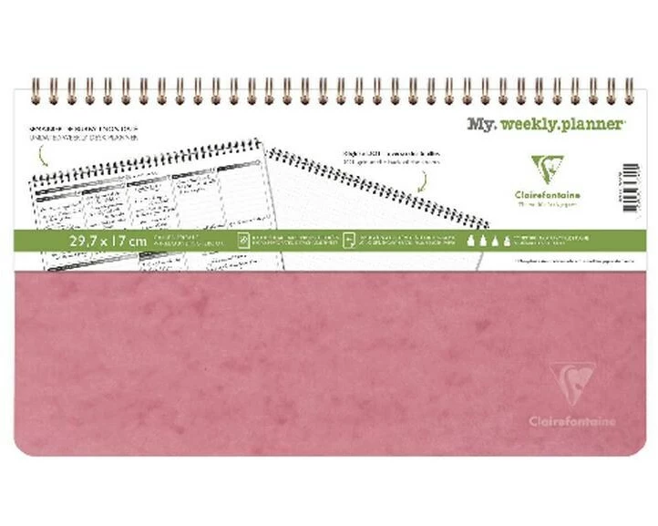 Clairefontaine Wochenplaner Age Bag My Weekly Rosa