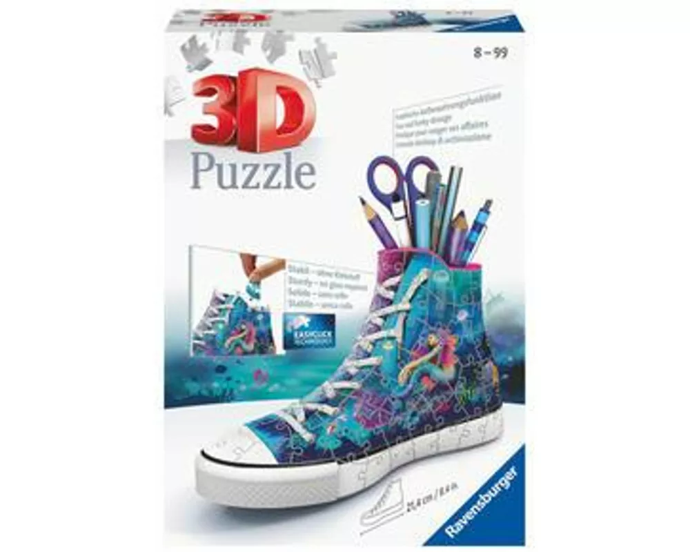3D Puzzle Sneaker Bezaubernde Meerjungfrauen