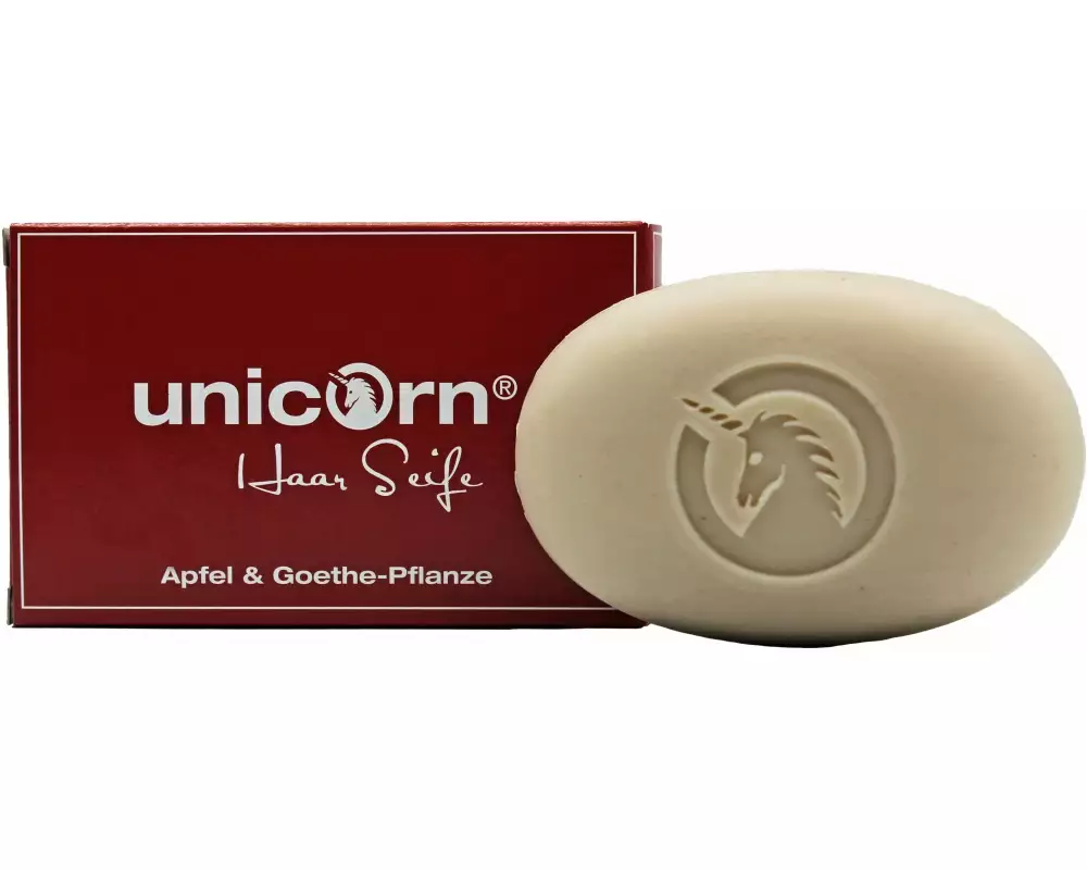 Unicorn Haarseife Apfel & Goethe-Pflanze 16 g