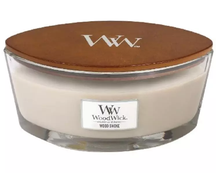 Woodwick Duftkerze Wood Smoke Ellipse