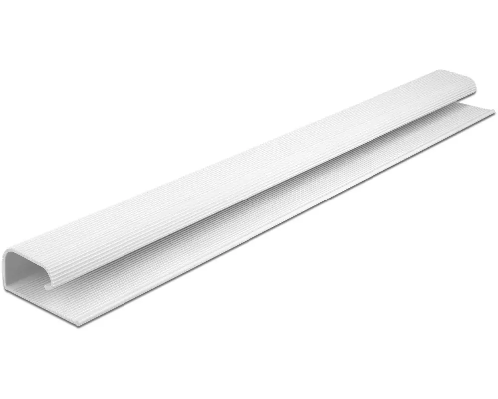 Delock Kabelkanal für Untertischmontage 0.4 m x 57 mm Weiss 2 Stück