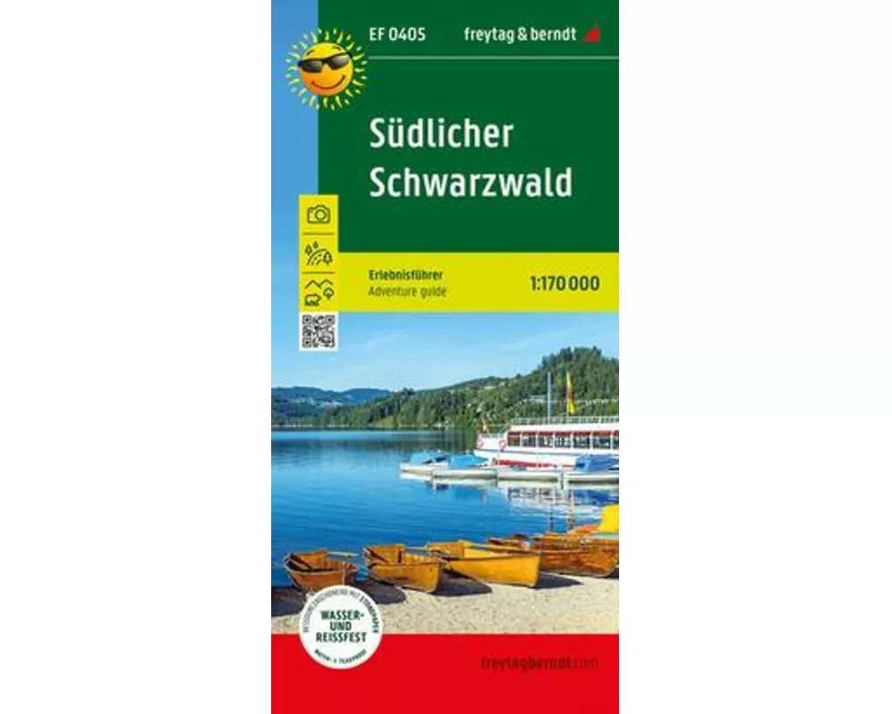 freytag & berndt Freizeitkarte Südlicher Schwarzwald, Erlebnisführer 1:170.000