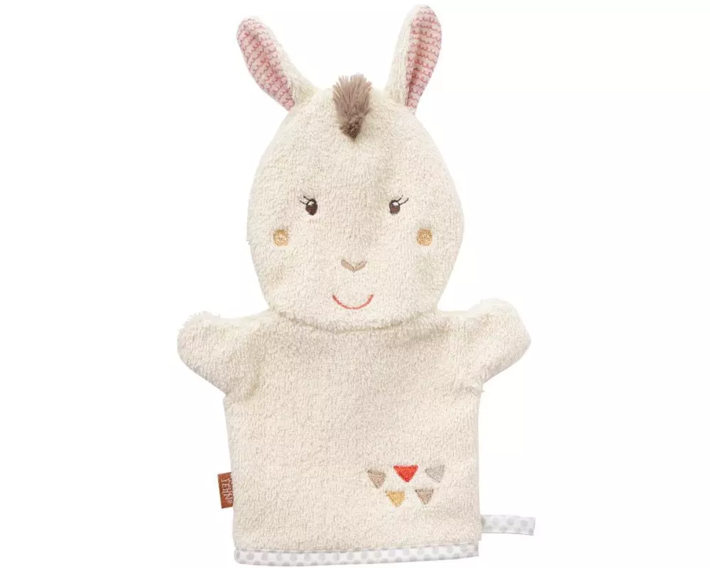 fehn Baby-Waschhandschuh Lama Peru