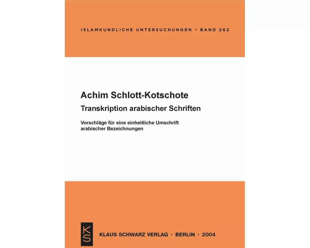 Transkription arabischer Schriften