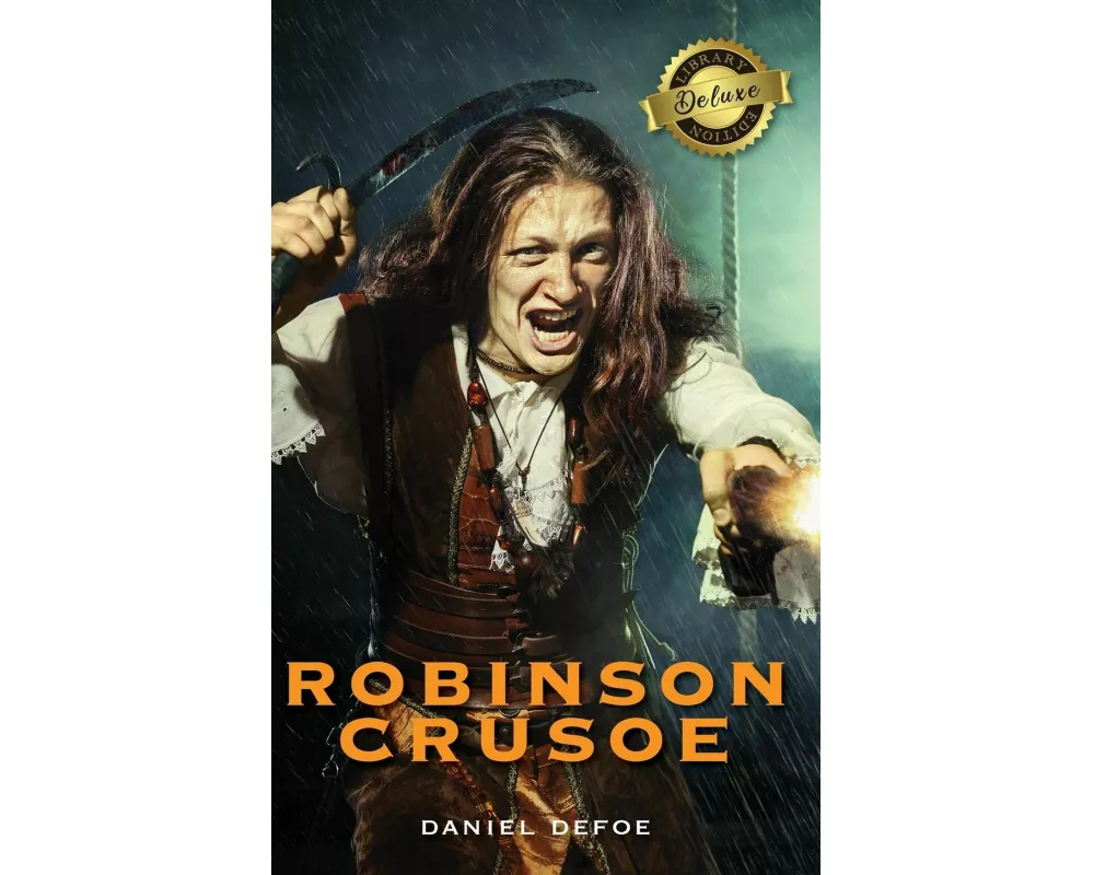 Robinson Crusoe (Deluxe Library Edition) (Illustrated)
