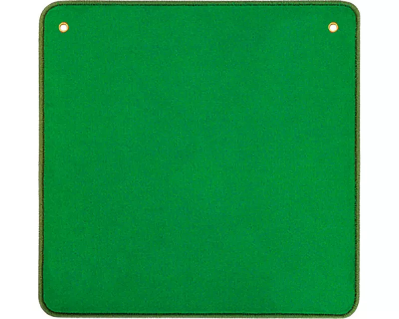 Jassteppich grün uni, 60 x 60 cm