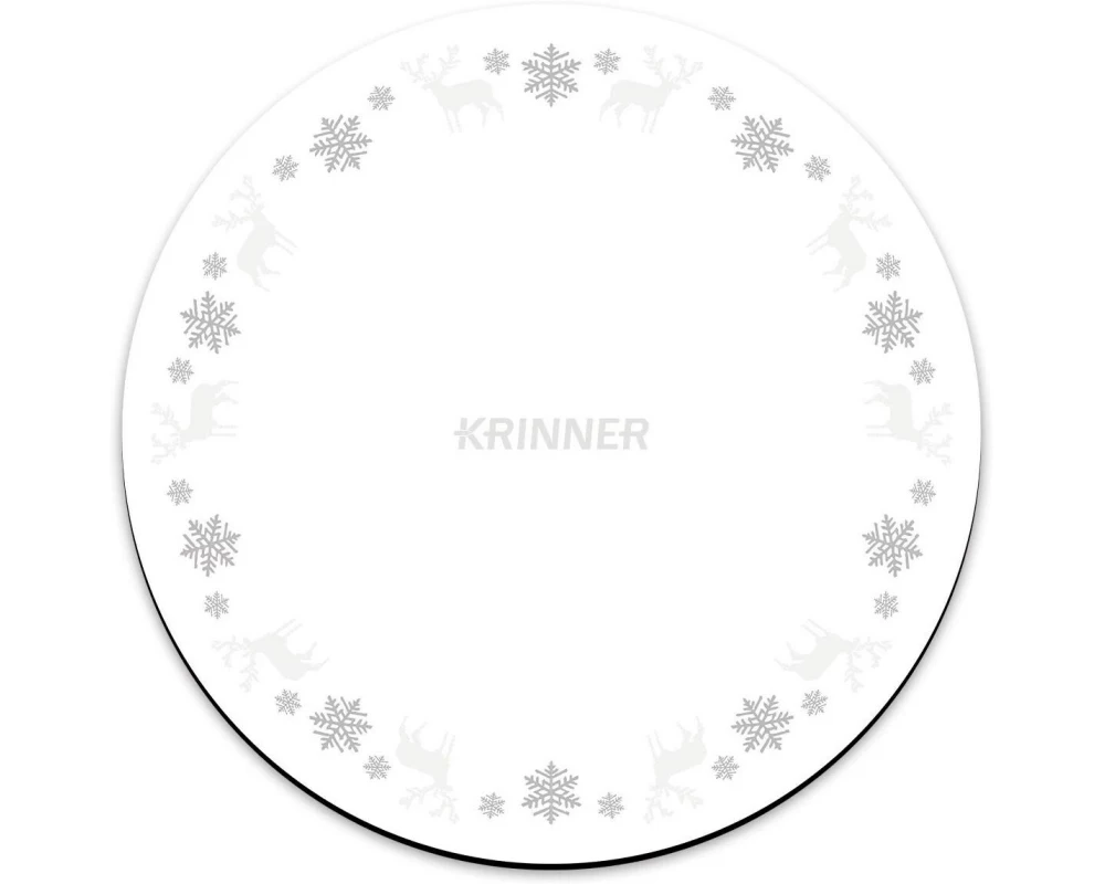 Krinner Christbaumdecke rund, Weiss Ø 60 cm