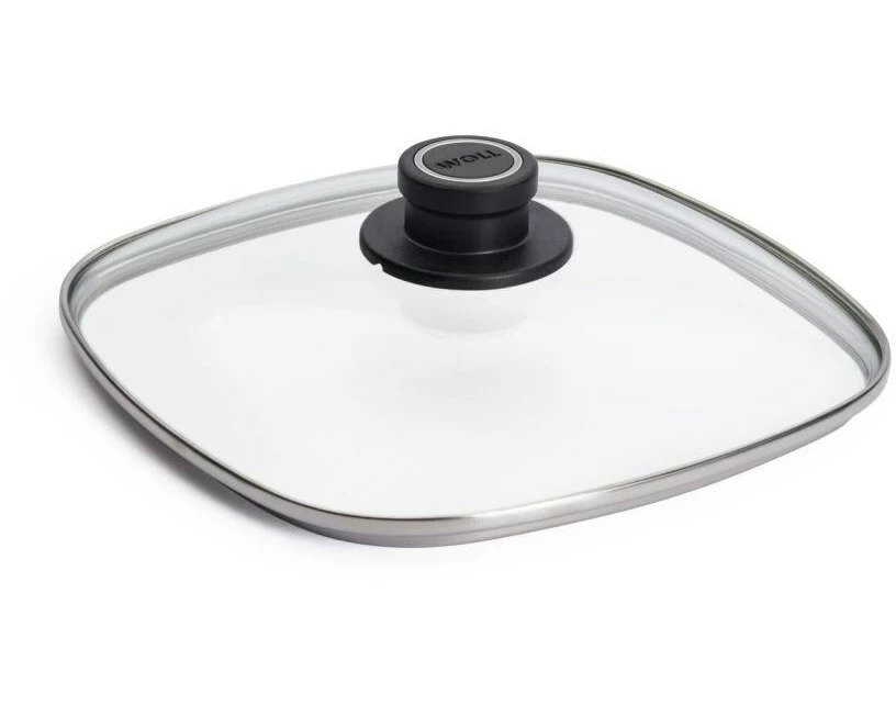 Woll Pfannendeckel 24 x 24 cm, Transparent