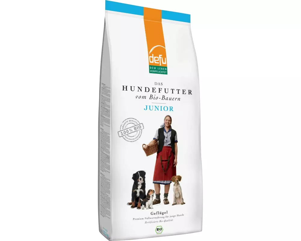 defu Trockenfutter Junior Bio Geflügel, 12.5 kg
