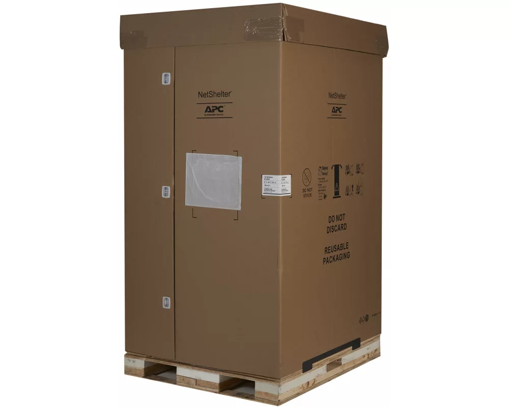 APC NetShelter, SX, 48U, 750mm Wide x 1070mm Deep, Enclosure, with Sides, Black -2000 lbs. Shock Packaging