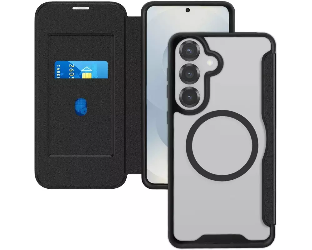 4smarts Back Cover Urban Pro Flipcase Samsung Galaxy S26+ Qi2 ready