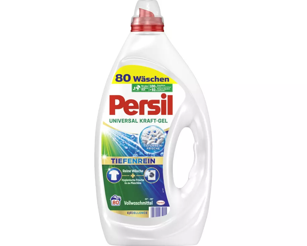 Persil Flüssigwaschmittel Kraft-Gel Universal 80 WG, 3.6 l